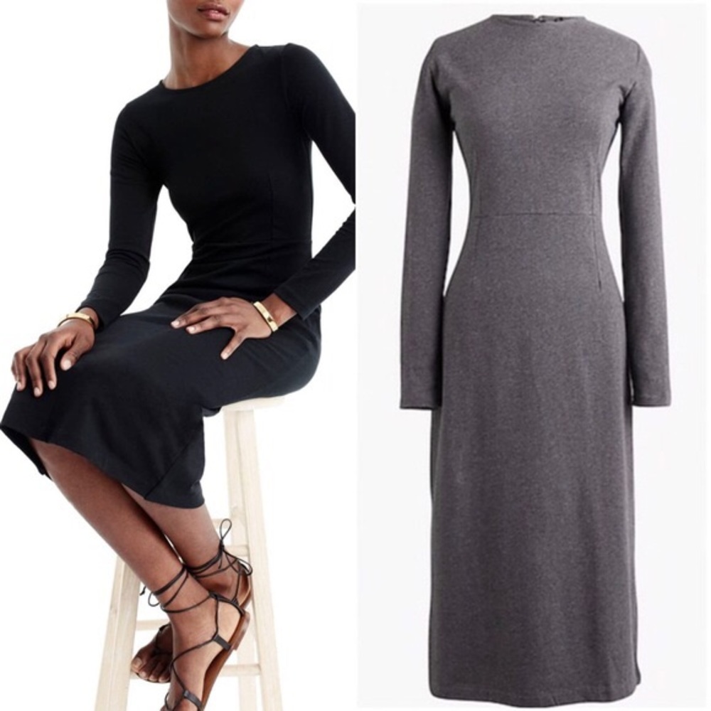 Jcrew knit sheath dress
